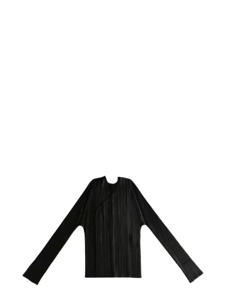 Bluză Pleats Please Issey Miyake negru