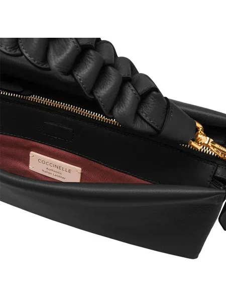 Geanta crossbody Coccinelle din piele negru