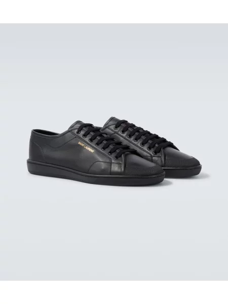 Sneakerși Saint Laurent din piele negru