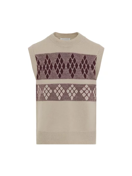 Sweter Dries Van Noten beżowy