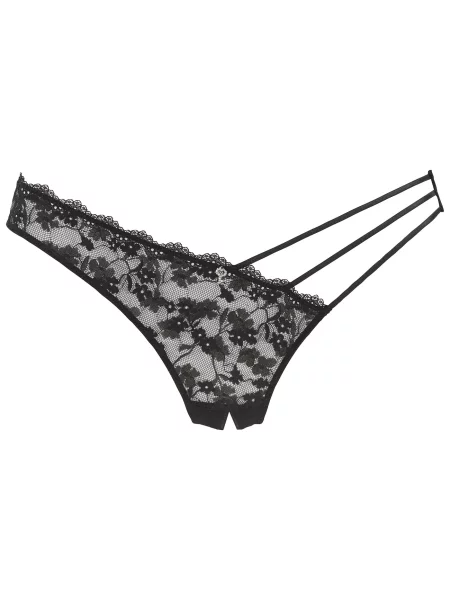 PETITE FLEUR GOLD Tanga negru