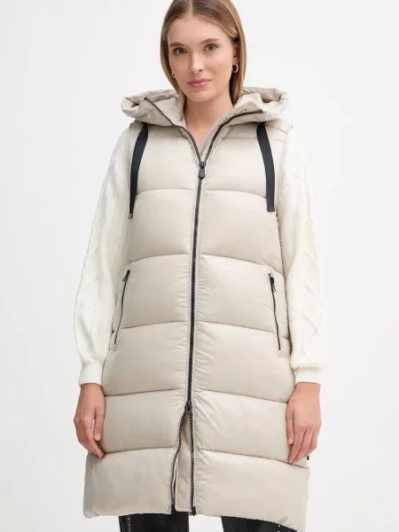 Save The Duck bezrękawnik IRIA przejściowy beżowy