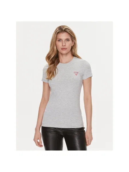Guess Póló Slim Fit szürke