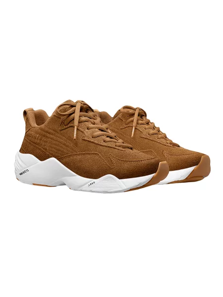 ARKK Copenhagen Tencraft Suede Brown Gum Kobiety Buty sportowe ARKK Copenhagen Brązowy Size: 3 białe
