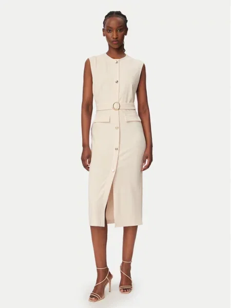 Rinascimento Rochie cocktail bej