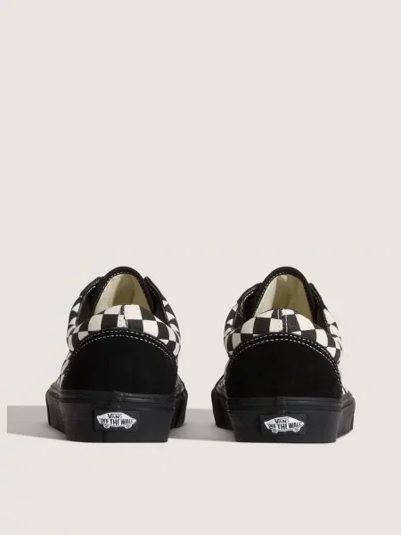 Кожаные кеды Vans черные