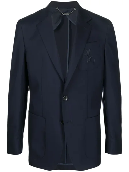 Sacou Billionaire cu broderie albastru