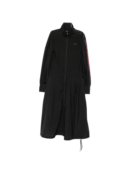 Rochie midi Y-3 cu imagine negru