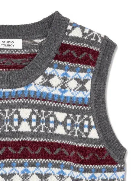 Vestă Studio Tomboy tricotate gri