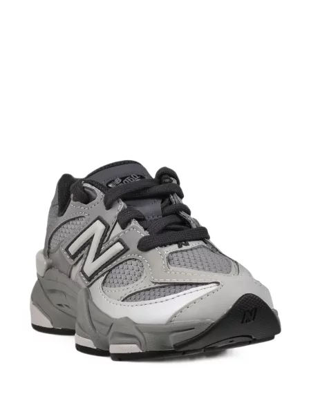 Sneakerși New Balance 574 din dantelă negru