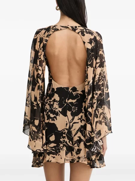 Rochie Simona Corsellini cu model floral cu imagine