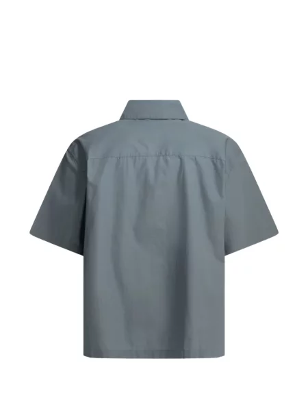 Къс риза Carhartt Wip бродирана синьо