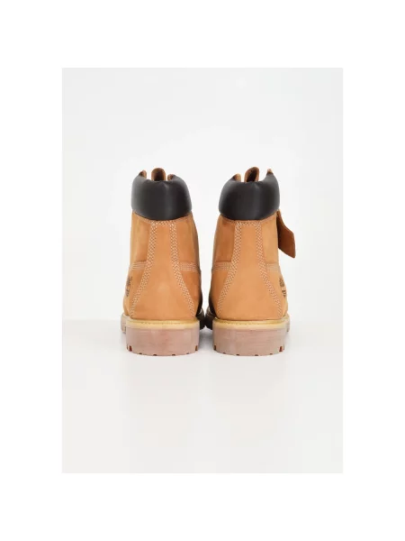 Botki Timberland wodoszczelne skórzane wiązane brązowe