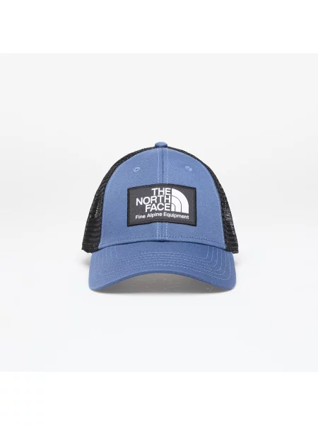 Czapka The North Face Mudder Trucker w kolorze niebiesko-czarnym niebieska