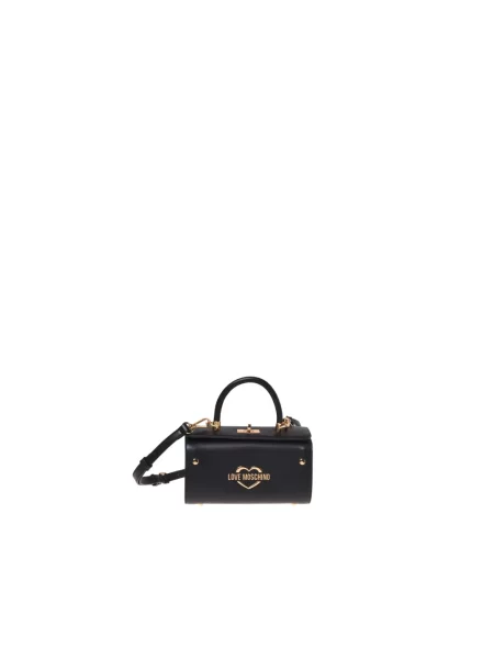 Torebka Love Moschino skórzana czarna