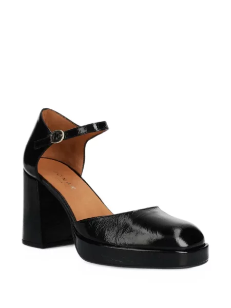 Pantofi cu toc Jonak Paris cu platformă cu cataramă negru