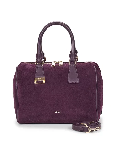 Geanta crossbody Furla din piele violet
