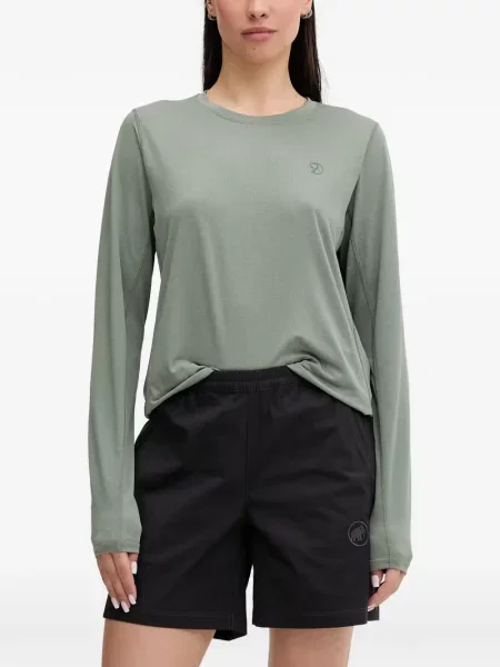 Lung tricou Fjallraven cu autograf verde