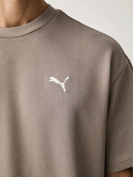 Puma футболка з бавовною Essentials Elevated