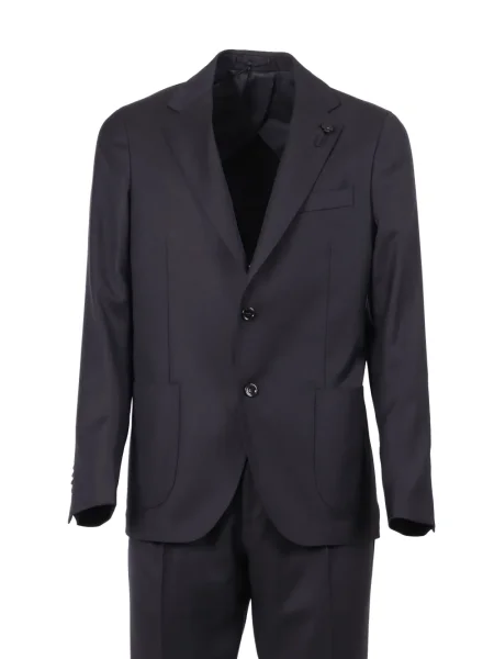 Costum Lardini de lână de costum albastru
