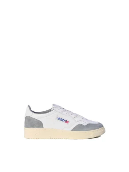 Sneakersy Autry zamszowe casual białe