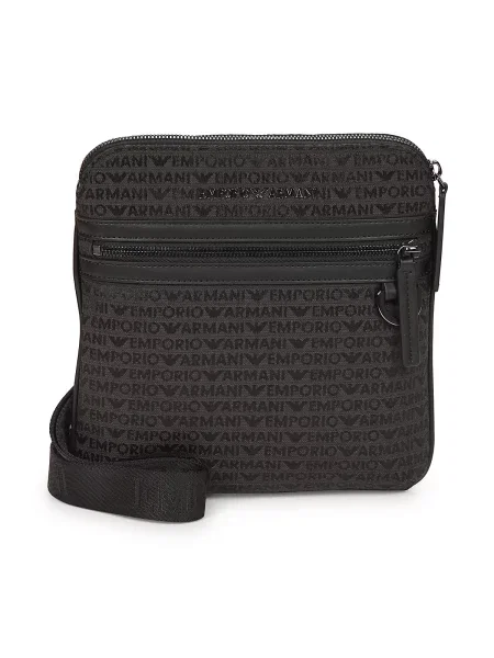 Torbica za okrog pasu Emporio Armani črna