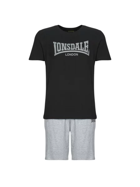 Tepláková souprava Lonsdale černá
