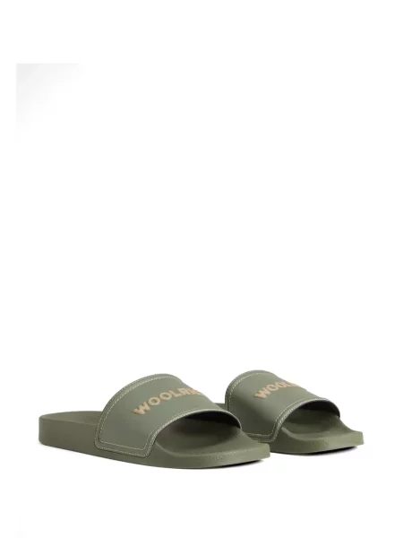 Sandale Woolrich cu autograf verde