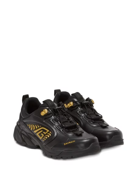 Sneakerși Balmain din piele negru