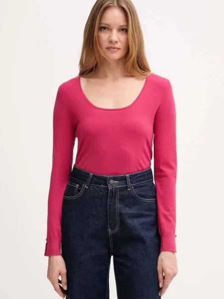 United Colors of Benetton sweter lekki różowy