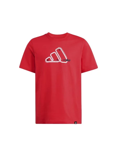 Tricou copii Adidas roșu
