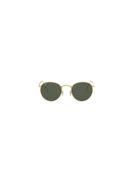 Okulary przeciwsłoneczne Ray-Ban Round Metal gold/green żółte