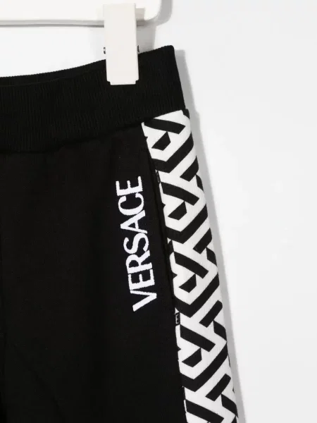 Spodnie dziecięce Versace czarne