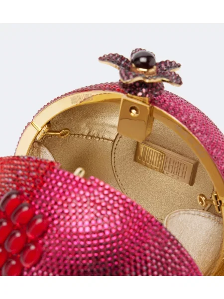 Geantă plic Judith Leiber Couture roz