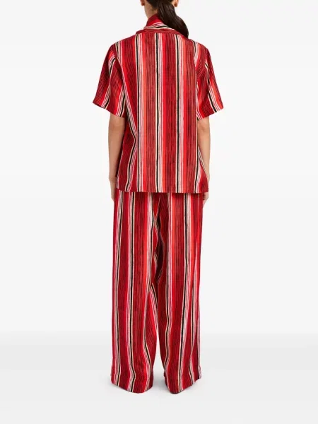 Pantaloni Proenza Schouler cu imagine roșu