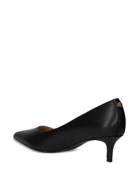 Pantofi cu toc Lauren Ralph Lauren din piele negru