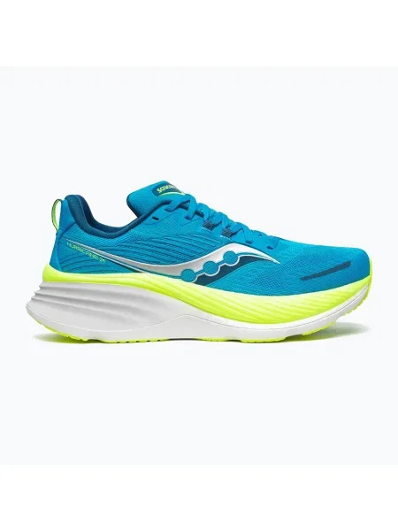Férfi futócipő Saucony Hurricane 22 viziblue/citron. Méret: EU kék