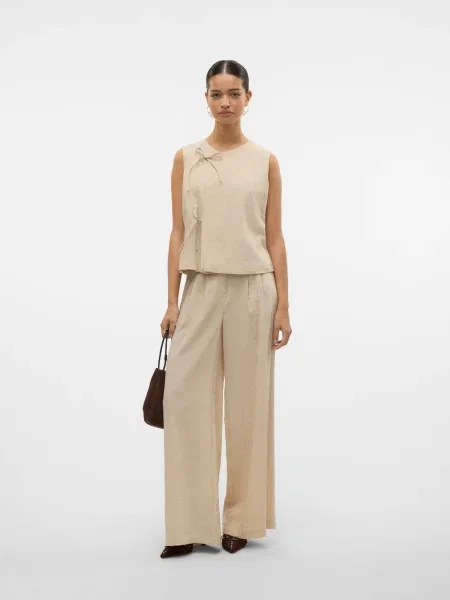 VERO MODA Pantaloni cutați VMFEA' bej