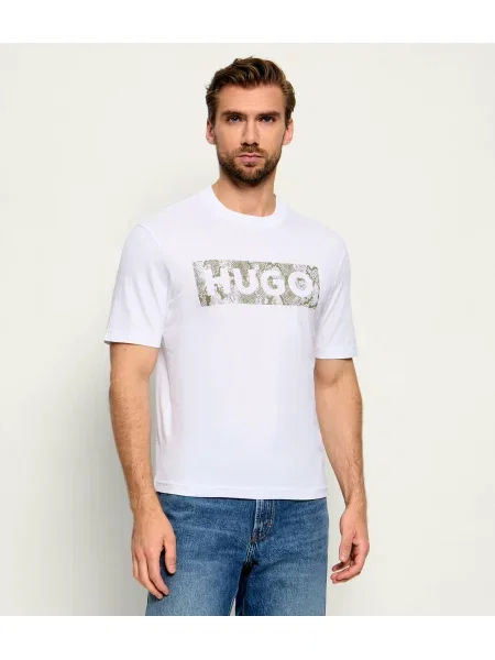 Hugo Blue Tricou Nerpient alb