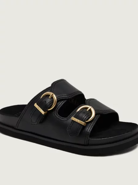 Gant De piele șlapi Mardale negru