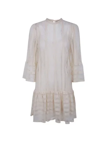 Maxi sukienka maxi Twinset koronkowa garniturowa