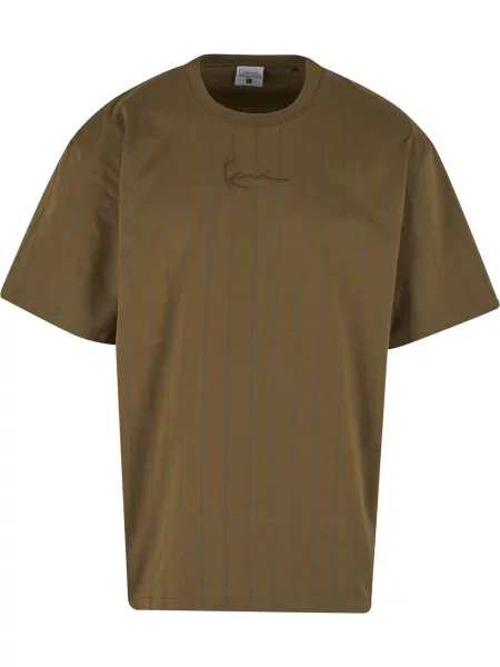 Karl Kani Tricou Essential oliv / petrol verde