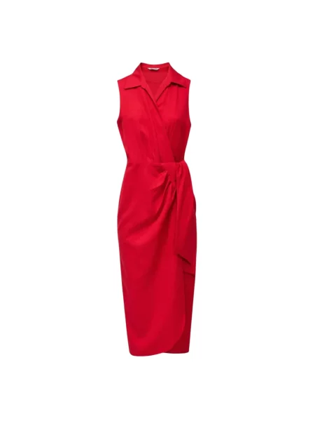 Sukienka kopertowa Salsa kopertowa czerwona