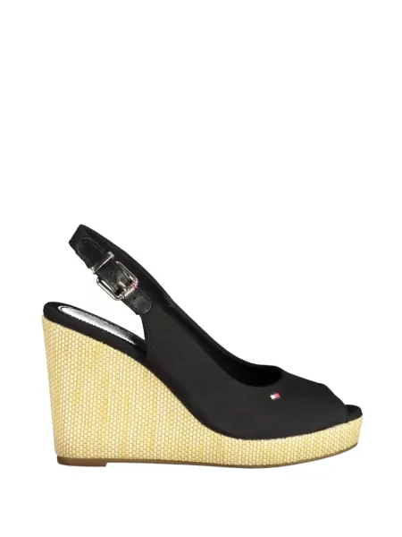 Sandale Tommy Hilfiger cu pană negru