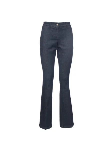 Jeansy Jacob Cohen z wysoką talią z 5 kieszeniami niebieskie