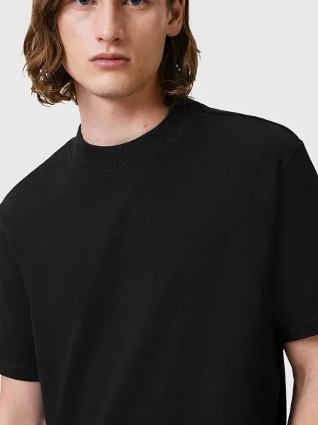 Футболка AllSaints NERO однотонна чорний