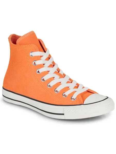 Semišové tenisky Converse Chuck Taylor All Star oranžová