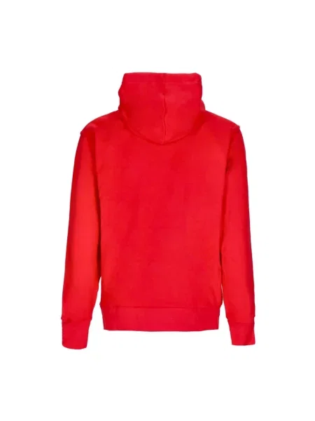 Bluza z kapturem Nike polarowa z kapturem czerwona