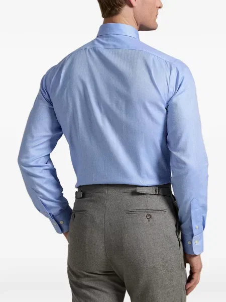 Scurt șapcă Polo Ralph Lauren cu broderie din jerseu maro
