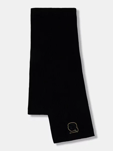 Шапка і шарф Karl Lagerfeld чорний